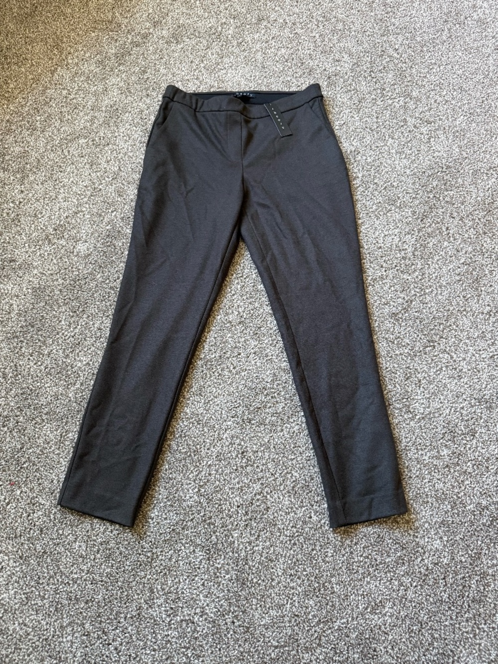 NWT Theory Thaniel K. Jersey Pants in Dark Cedar